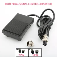 Nonslip Foot Switch Pedal Signal Controller 2 Pins 3 Pins Metal Foot Pedal Switch Pedal Switch For TIG Plasma Cutting Machine 1