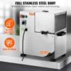 VEVOR Electric Sugar Cane Juicer, 800W Sugarcane Juicer Machine with 661LBS/H High Output, 4 Stainless Steel Roller, Auto Roller 4