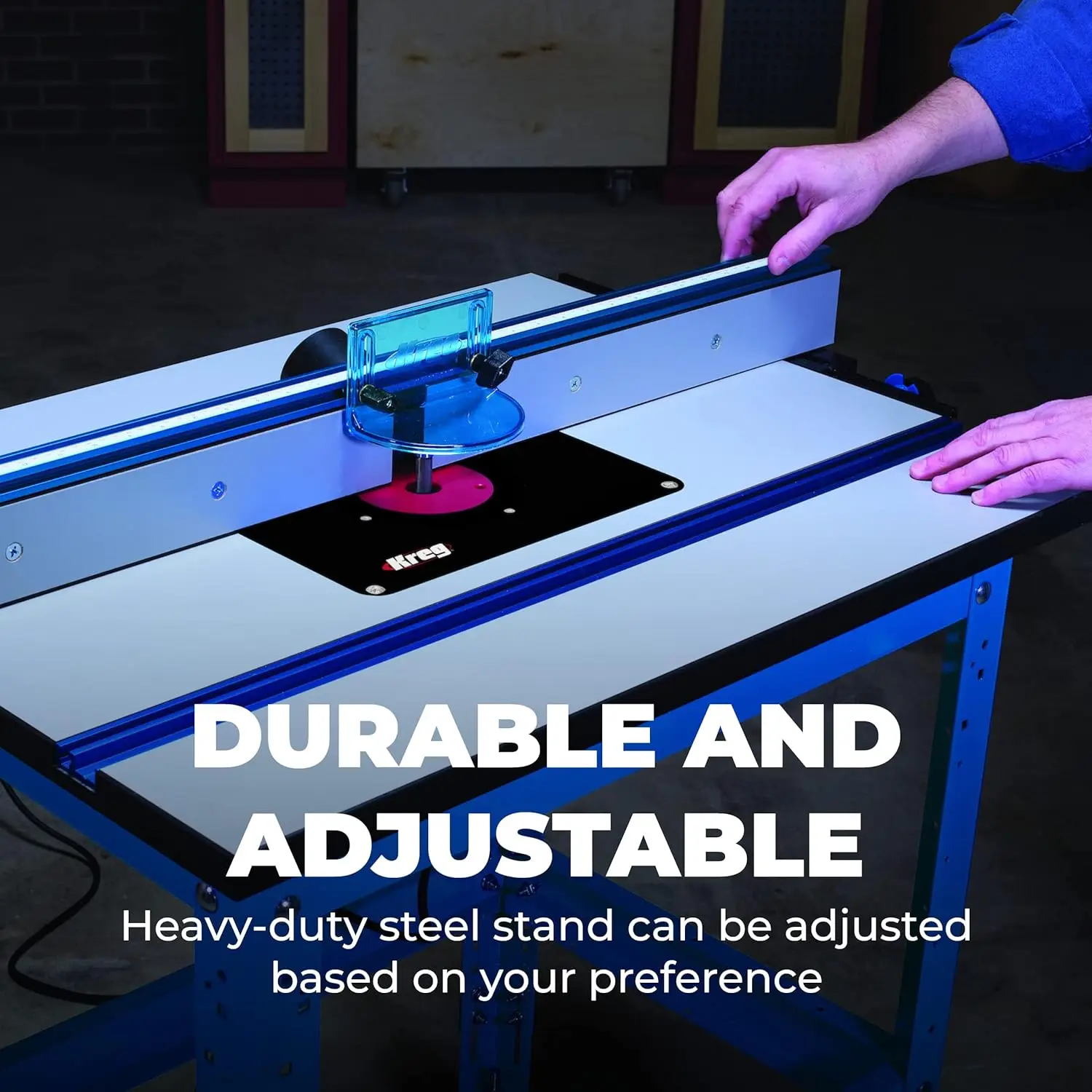 PRS1045 Precision Router Table System-Self-Squaring Router Table Fence System-Sits on Precision Top