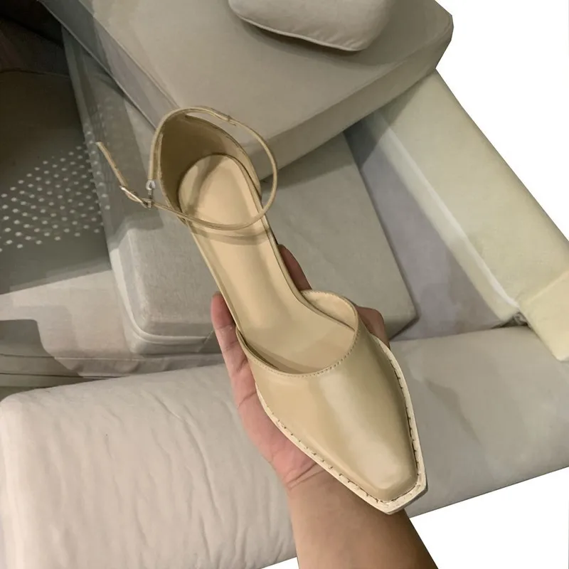 

Женские сандалии на толстом каблуке, корейский стиль, высокий каблук под дерево, Ретро стиль