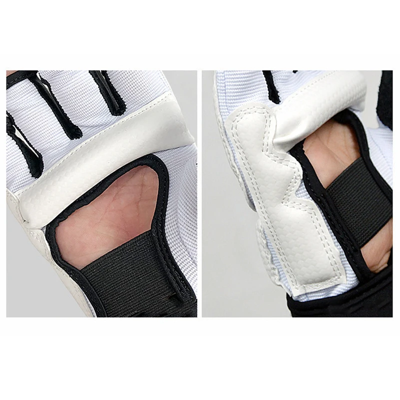 1Set Taekwondo Leather Foot Gloves Sparring Karate Ankle Protector Guard Gear Boxing Martial Arts Sock  Kid