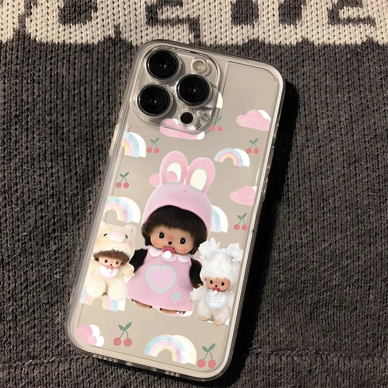 Cartoon M-Monchhichis Clear Phone Case Cover