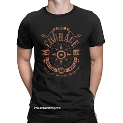 Men Crest Of Courage Greymon Taichi Tops T Shirts Digimon Adventure Cotton Tops Creative Harajuku Round Neck Tees Gift T-Shirt