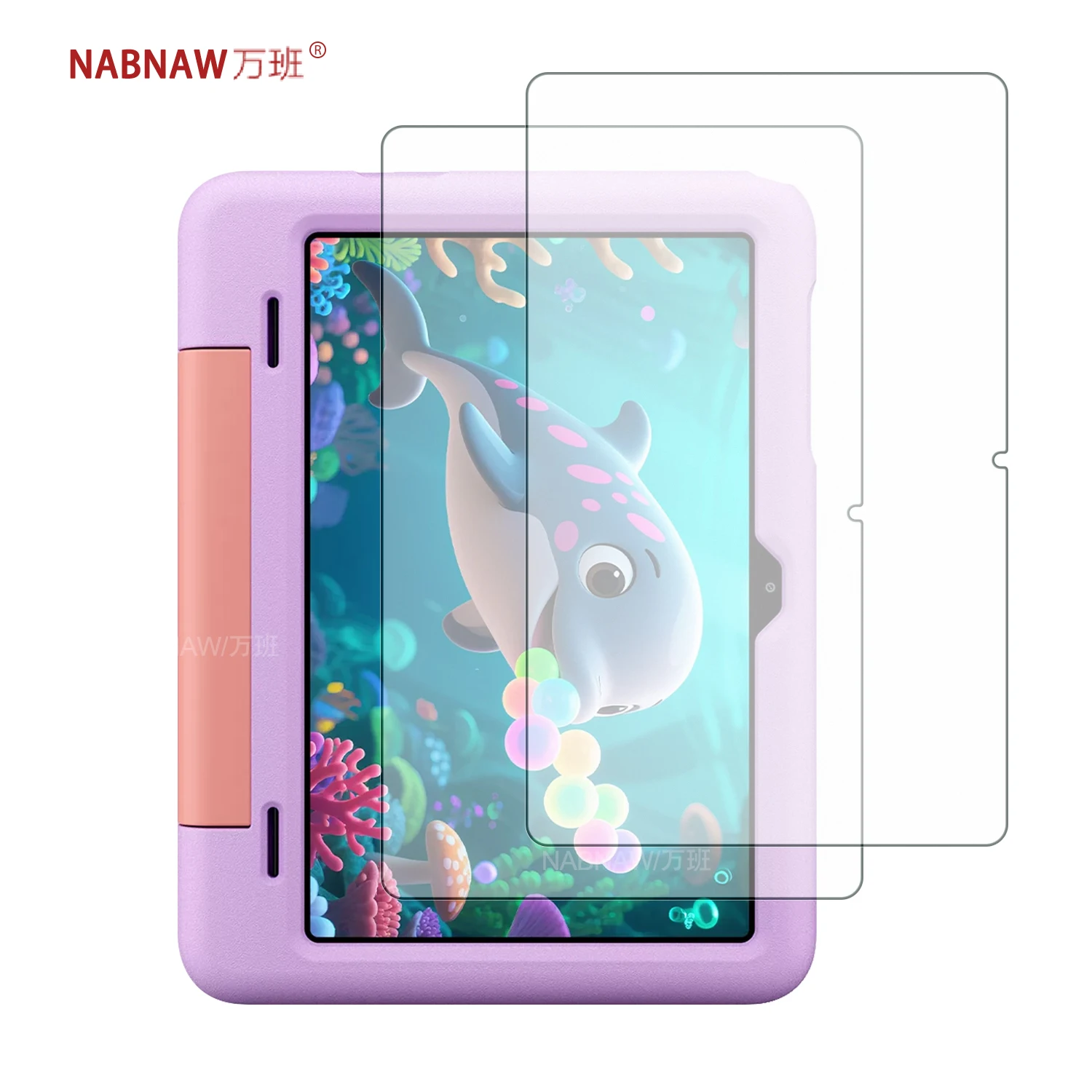 Kids Tablet 10.1-Inch Tempered Glass Screen Protector, Anti-Scratch & Easy Install, 2-Pack