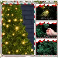 LEVELEVE Premium Pre-Lit 6FT Classic Artificial Holiday Christmas Tree w/1,000 Branch Tips,250 LED Lights for Home 4