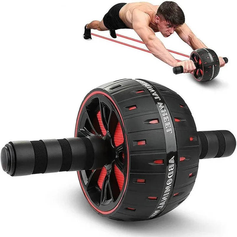 Big Ab Roller for Abs Workout Ab Roller Wheel Exercise Equipment For Core Workout Abdominal Wheel For Home Gym Muscle