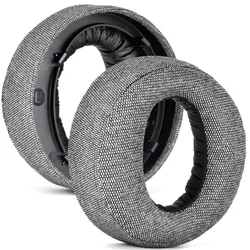 Premium Memory Foam Ear Pads (Grey cotton)