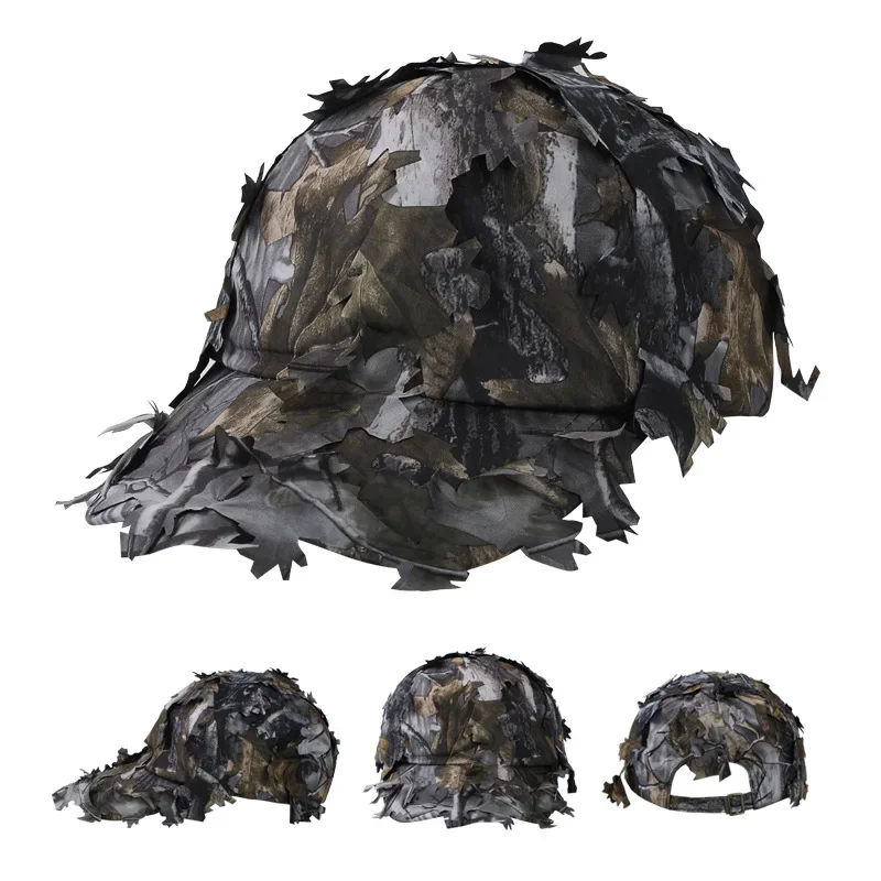 Hunting Fishing Camouflage Snapback Sun Hat Summer Gorras Men Women CS Airsoft Hiking Sports Baseball Cap Breathable Boonie Hat