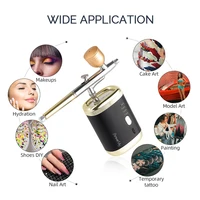 Foreverlily 3 Levels Pressure Portable Airbrush For Nail Art Paint Makeup Tattoo Cake Painting Spray Gun Face Hydration Sprayer 1