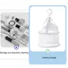 Anti-drop Drying Net Bag Strong Load-bearing Quick Dry Practical Makeup Brush Drying Mesh Bag with Windproof Buckle 4