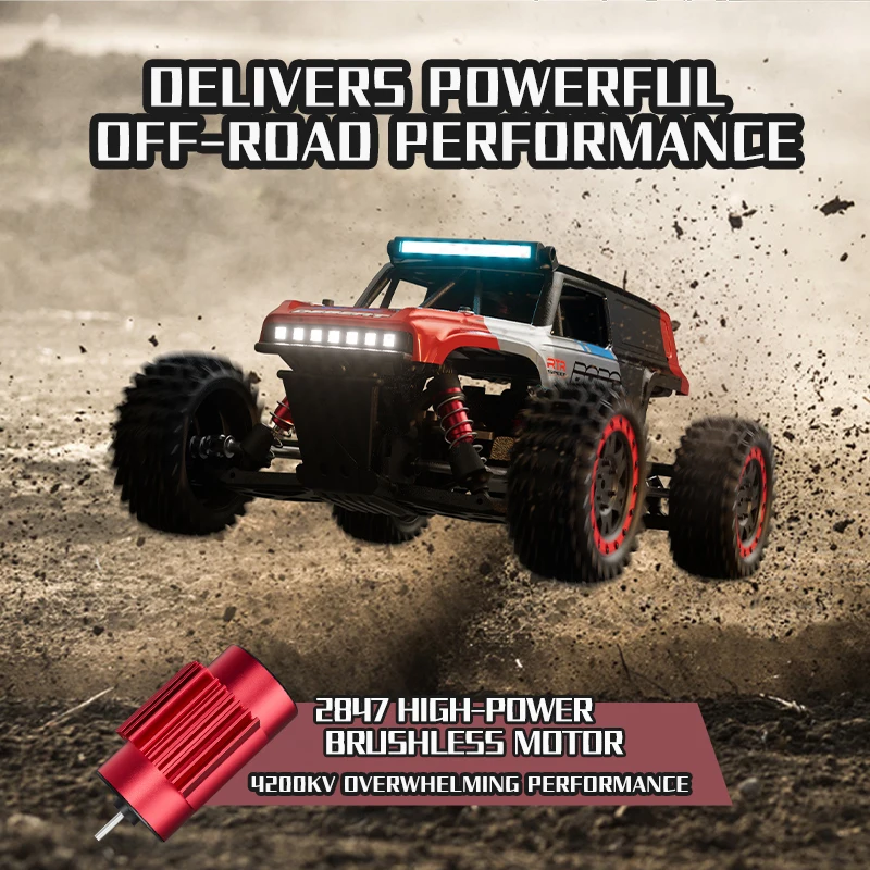 Voiture RC Brushless 80km/h 3B - Modèle Hautes Performances