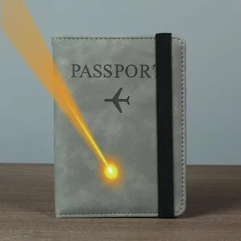 Nome personalizzato Donna Uomo Copertina per passaporto Vari stili Portafoglio personalizzato in pelle PU Clip per biglietti di volo Copertina per carta di credito bancaria ID