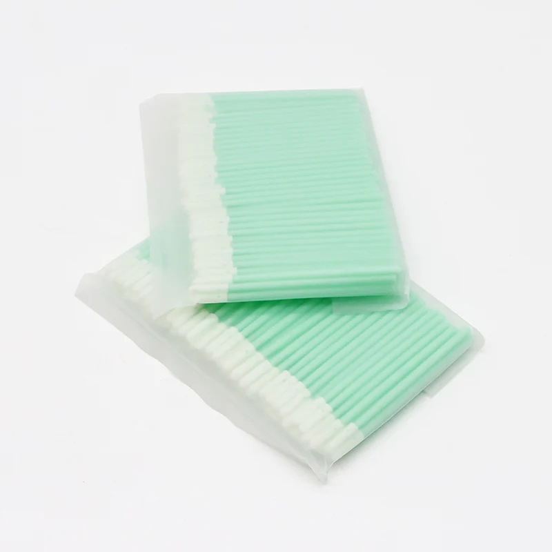 Fiber Optic Cleaning Sticks, Fiber Swabs, LC, SC, FC, ST Connectors, FTTH Tool, 1.25mm, 2.5mm, 100Pcs