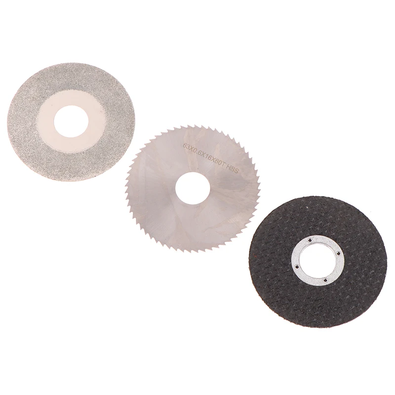 Mini Multifunctional Table Saw Blade 2.5inch Diameter 63mm Emery Resin Saw Blade Electric Saw Blade DIY Power Tools