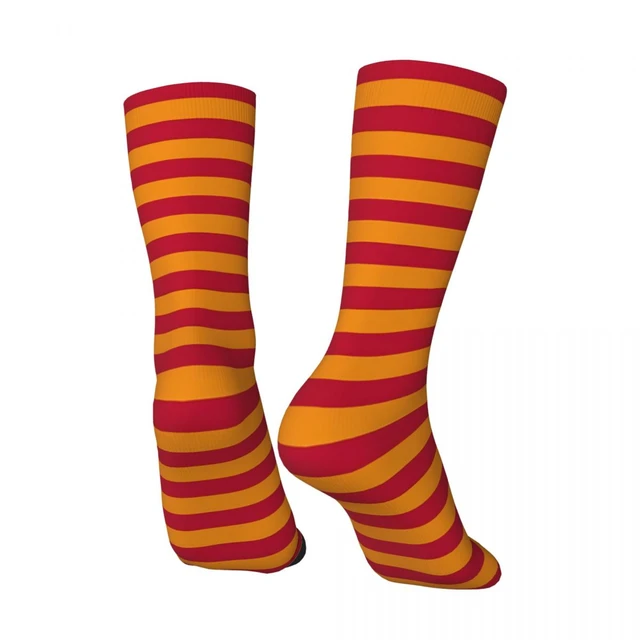 Happy Vintage Red And Orange Stripes Crazy Men's Socks Unisex Striped  Street Style Seamless Printed Novelty Crew Sock Boys Gift - AliExpress