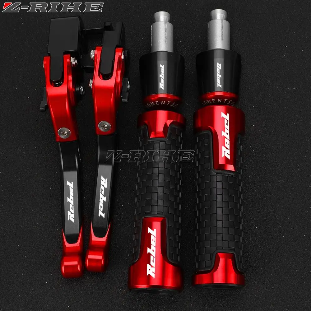 

For HONDA Rebel 250 CMX250C 1996-2011 REBEL250 CMX 250C 2010 2009 2008 Motorcycle Adjustable Brake Clutch Lever Handlebar Grips