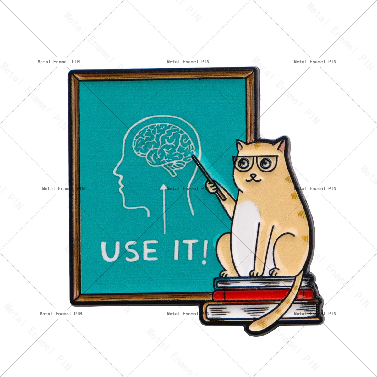 Van Gogh Starry Night Enamel Cat Brooch - Cute Lapel Pin Badge for Backpacks and Costumes - Fashion Jewelry Gift