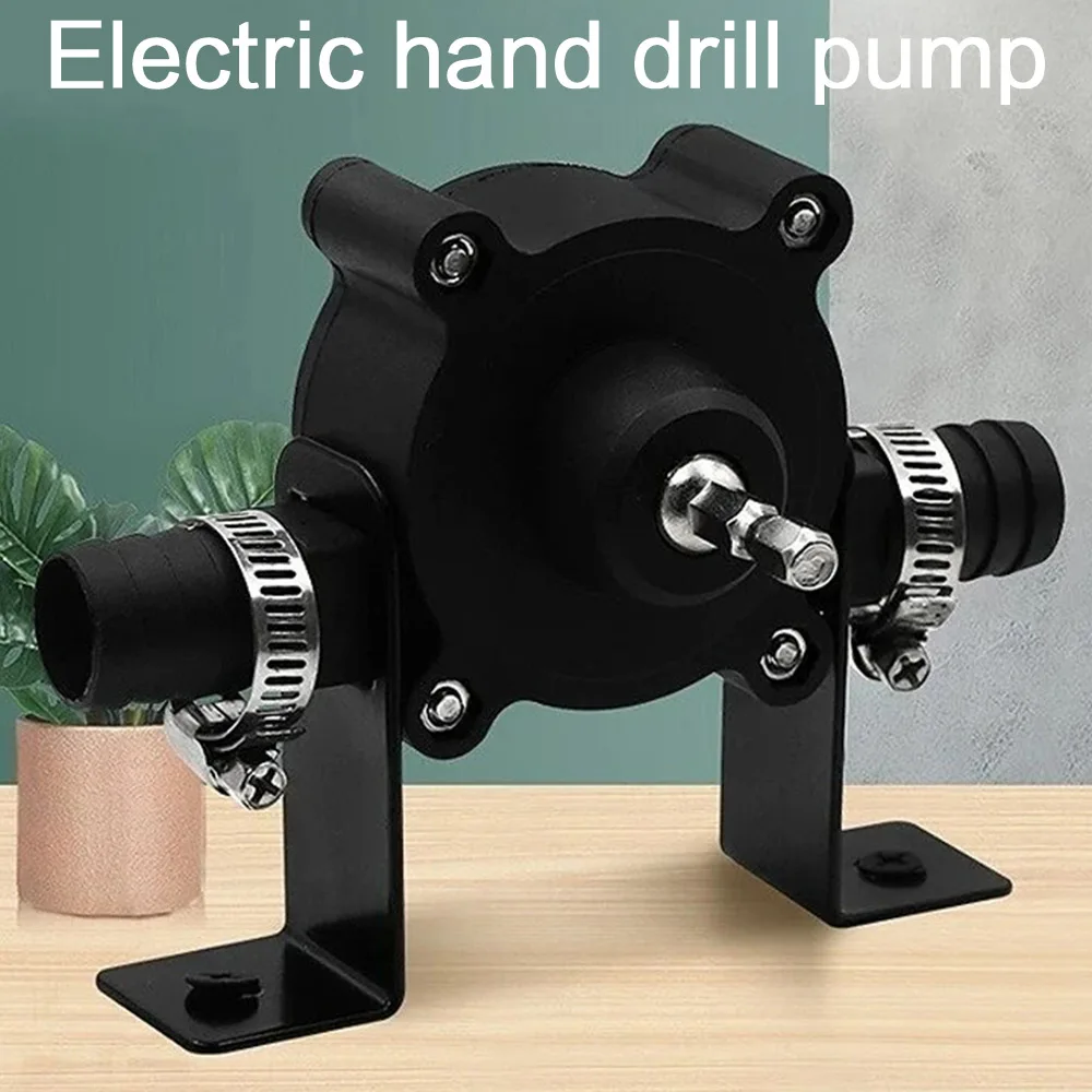 Self Priming Pump Micro Household Water Pump Hand Drill Driven Dc Water Diesel 1PC