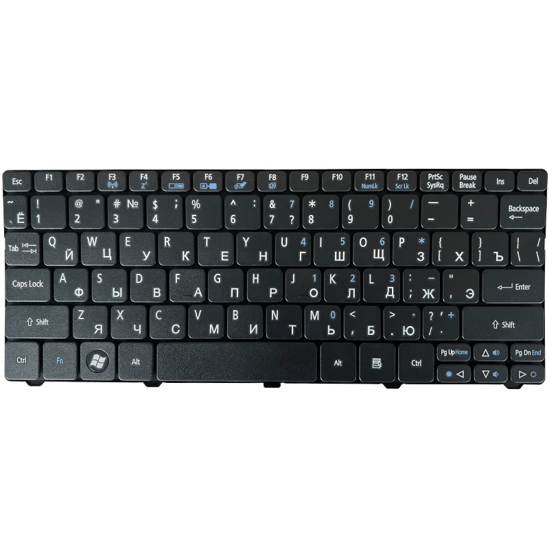 Keyboard Laptop Ru Rusia untuk Gateway 