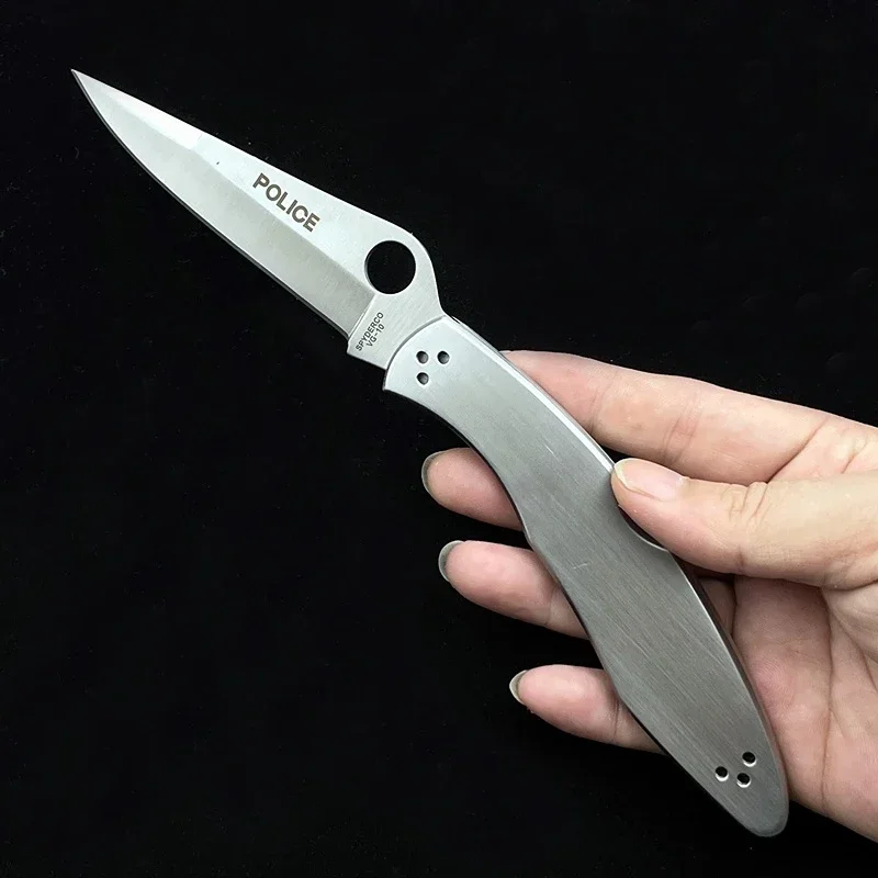 C07 GP Steel Handle High Hardness a Folding Knife Outdoor Camping Hunting Pocket Camping EDC Utility Knife survival tool 3