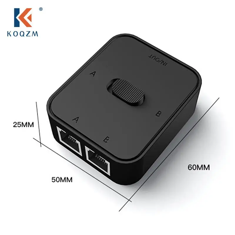 새로운 2 포트 기가비트 네트워크 스위처 고성능 Lan 이더넷 스마트 스위치, 1000Mbps RJ45 내부 외부 인터넷 분배기