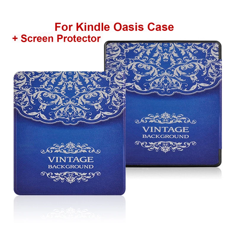 Premium PU Leather Book Cover with Screen Protector and Auto Sleep/Wake Function