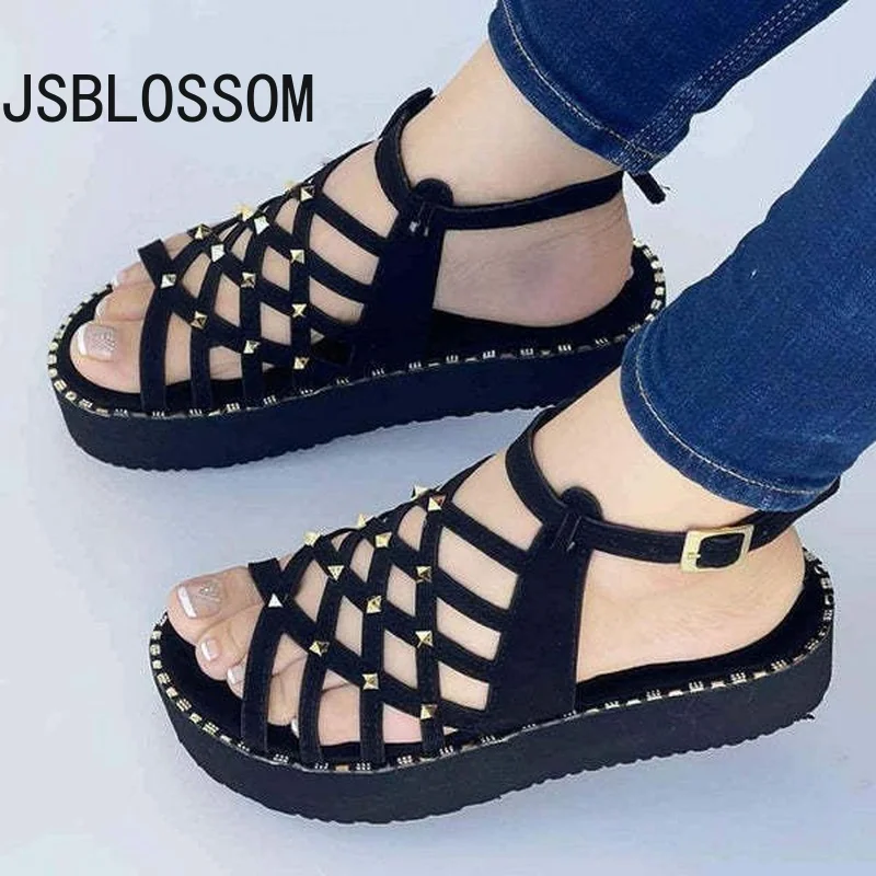 Fashion2023SummerPlatformSandalsforWomenCasualRubberSoleNon
