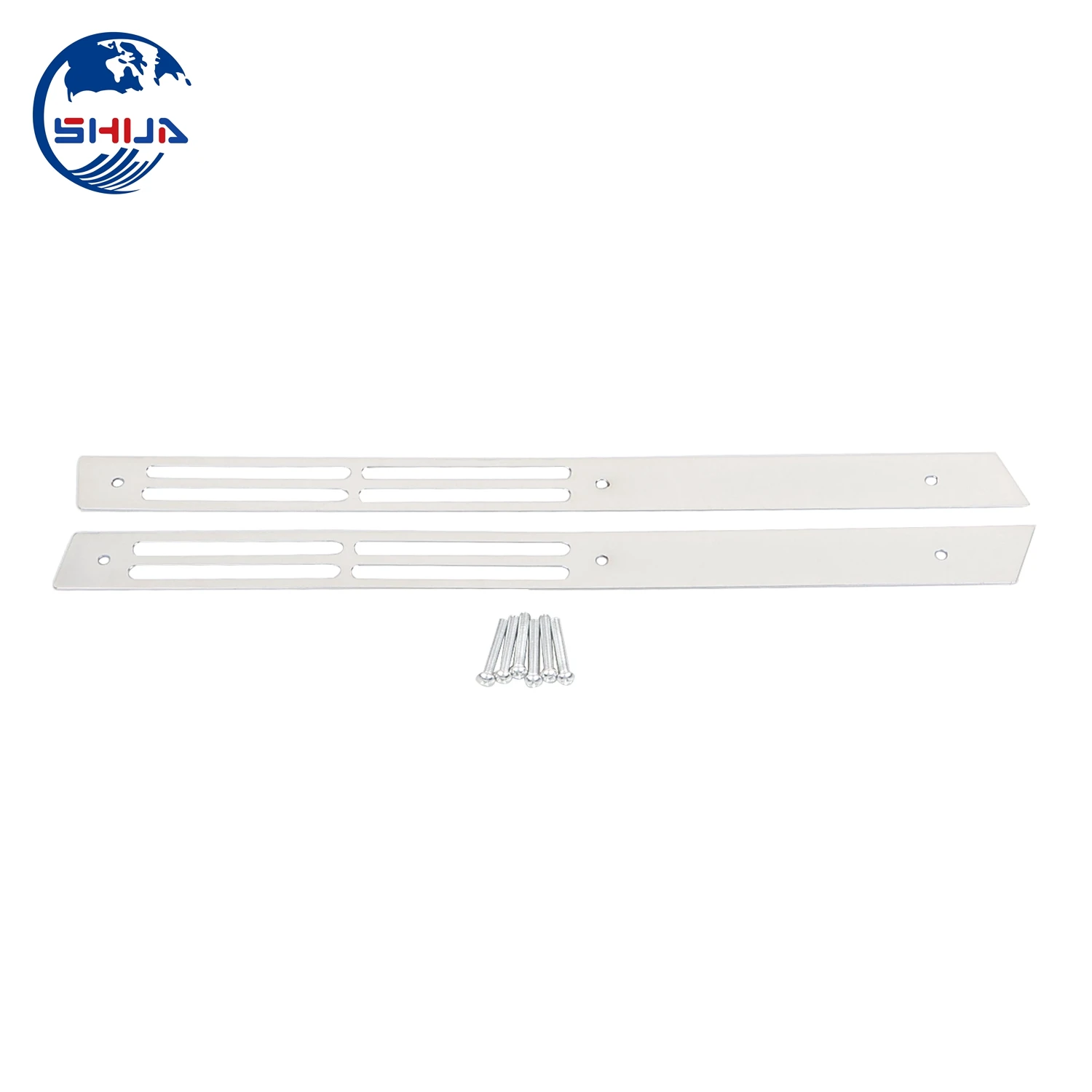 2X Chrome Left & Right Iron Fairing Side Moulding Trim For Honda Goldwing 1500 1988-2000 GL1500SE Aspencade Interstate