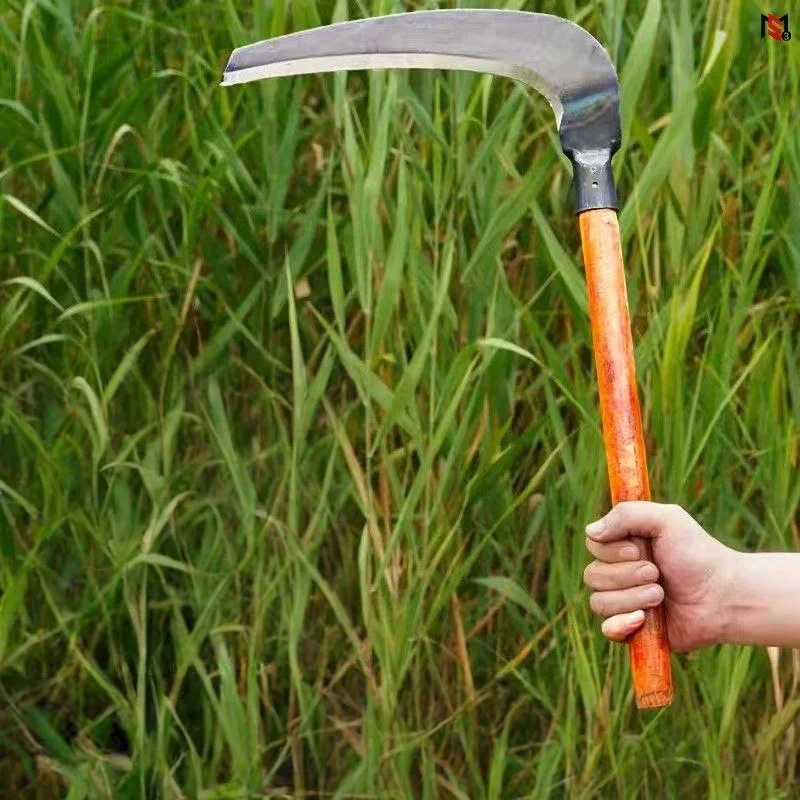 농업용 대형 낫, 망간강 잔디 절단칼, 농작물 수확용 낫
