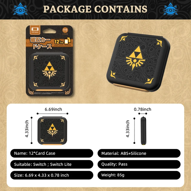Switchカセット詰め合わせ Iineカセットケース,Nintendo Switchと互換性のある12枚のカード
