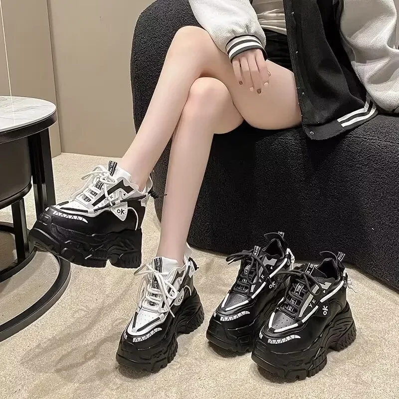 New Mixed Colors Ladies Platform Sneakers Outdoor Sports Shoes for Women Fashion Female Shoes Designer Ladies Vulcanized Zapatos