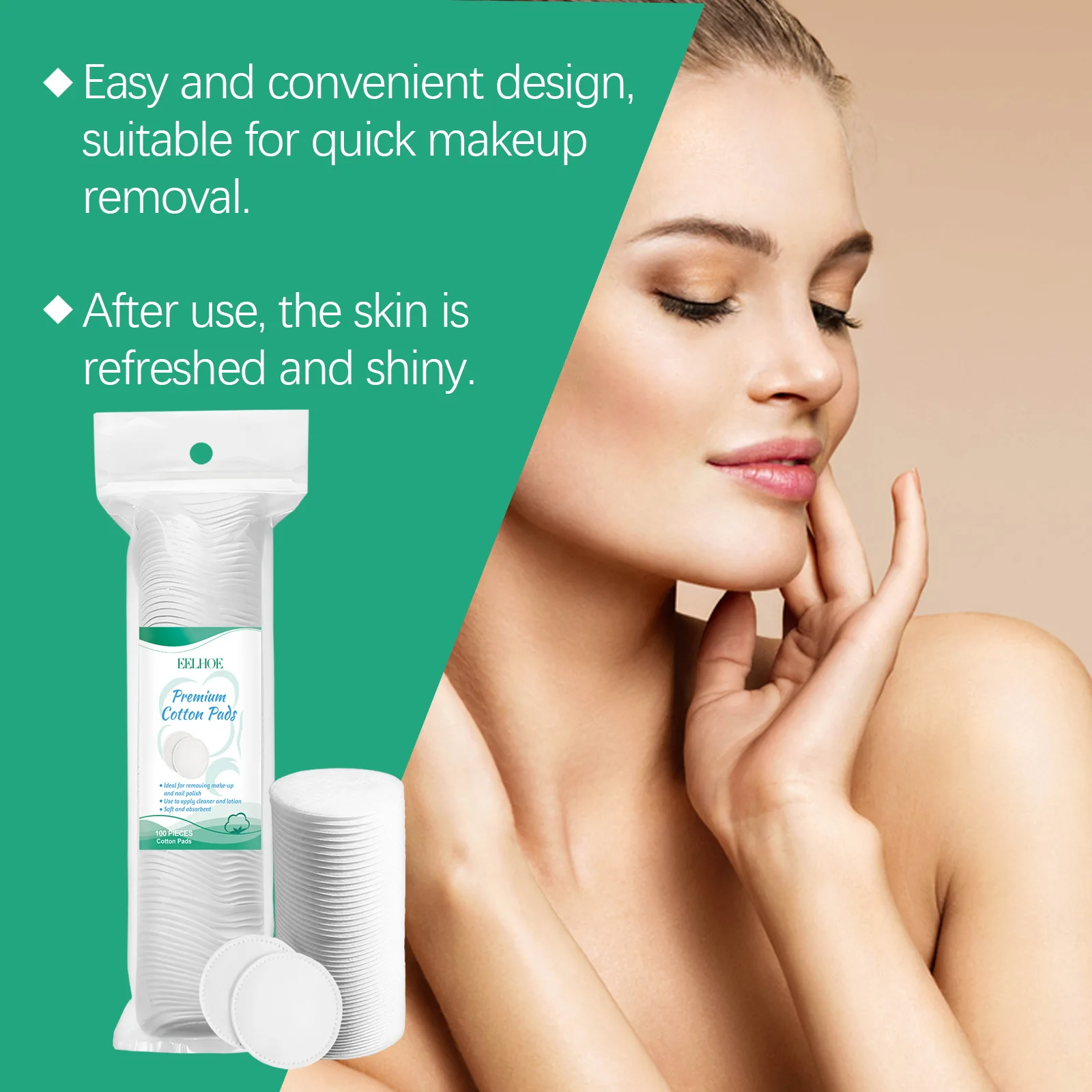 Moisturizing Facial Cleansing Oil Centella Skin Care Fresh Smooth Pore Cleaning Makeup Remover Pads Makeup Tools and Accessories 4