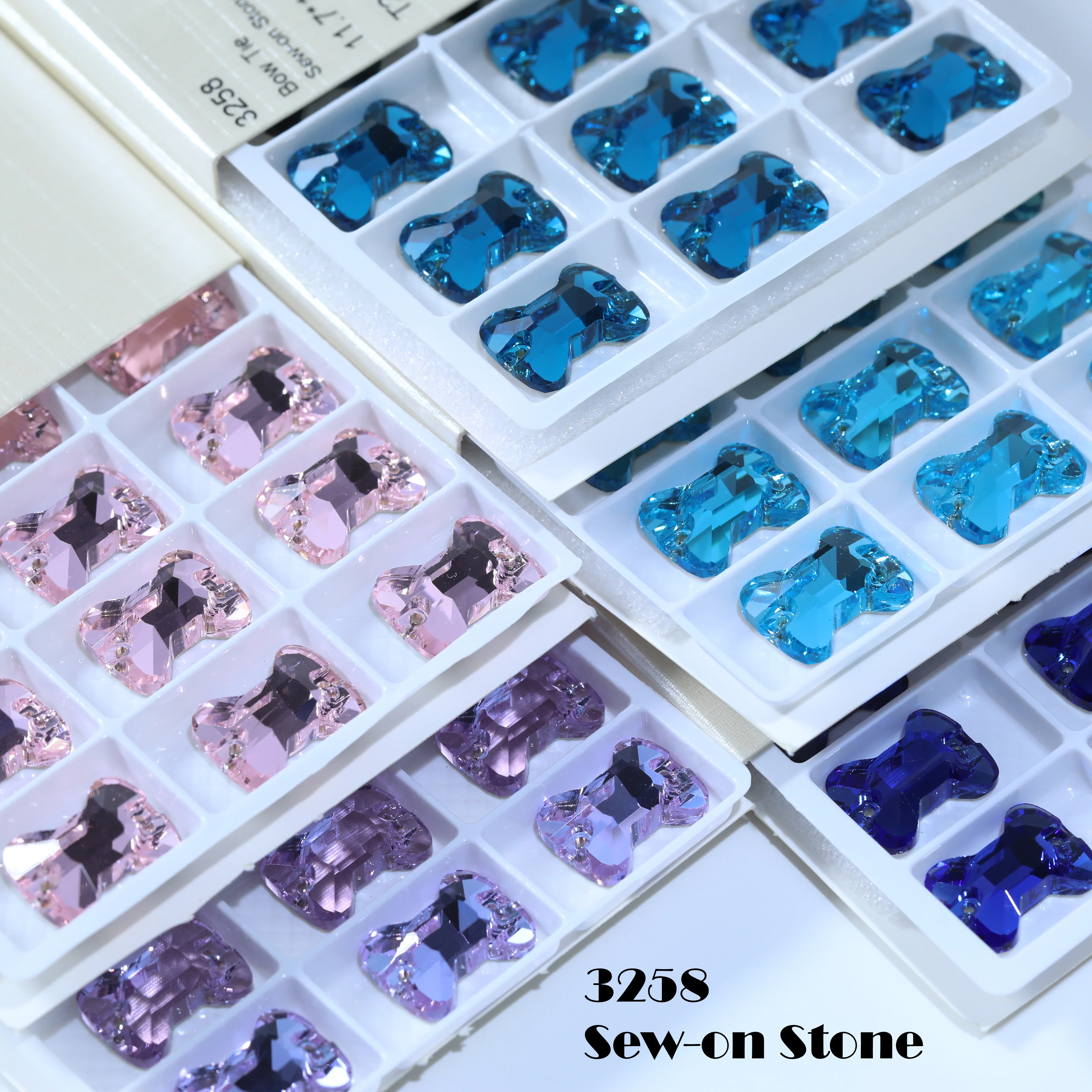 Aufnähbare Kristalle, Edle K9-Glas-Strasssteine in Verschiedenen Farben für Hochzeitskleider, Kleidung, Schuhe, Kostüme, DIY-Kleidungsverzierungen