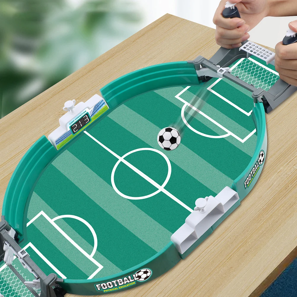 Mini Football Parent-Child Game Safe Sturdy Tabletop Competitive Soccer Games Real Football Field Games for Children Party Gifts