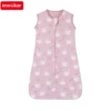 New Cotton Fabric Baby Sleeping Bags Sleeveless Vest Newborn Child Anti-kick Quilt Summer Thin Two Way Zipper Baby Sleeping Sack 6