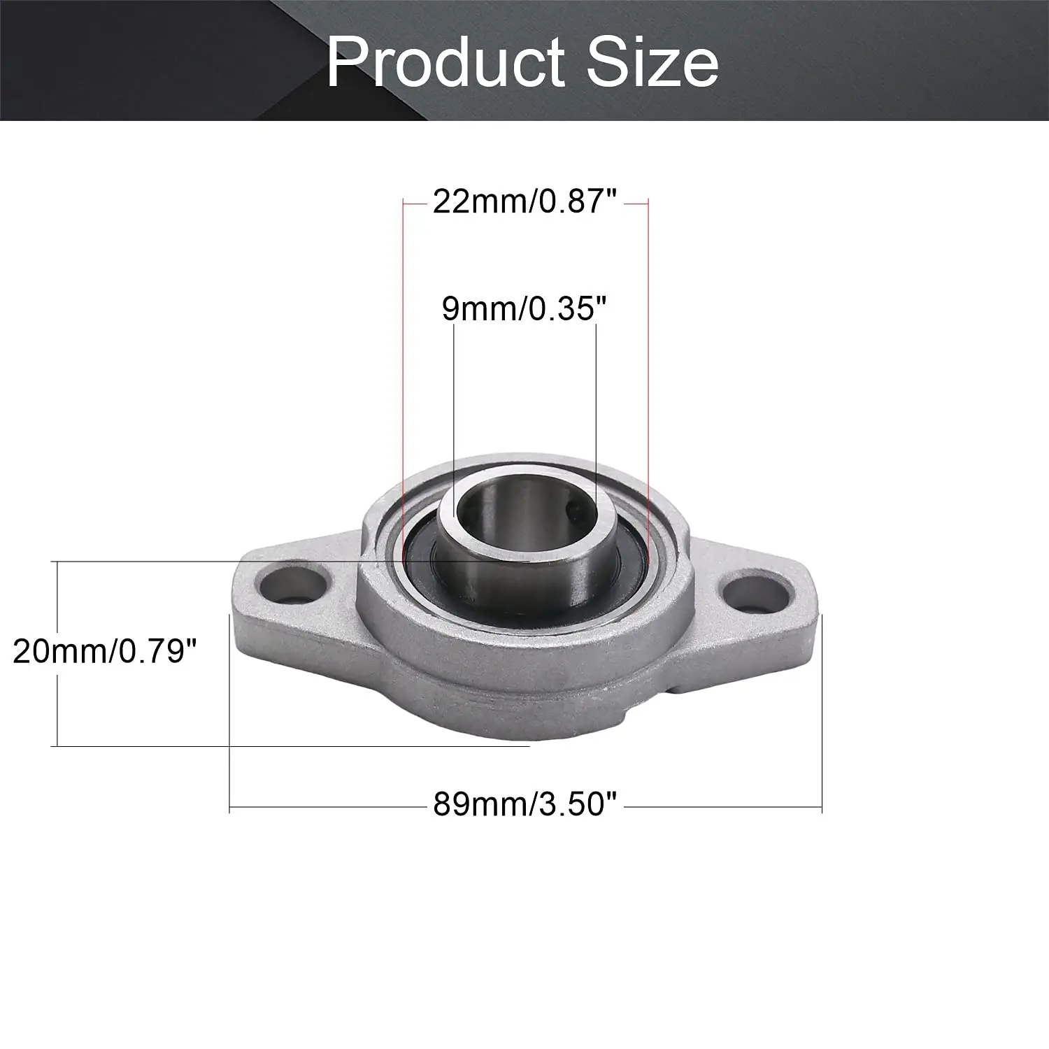 10PCS Zinc Alloy Pillow Block Rhombic Bearings with 12mm Insert Linear Shaft