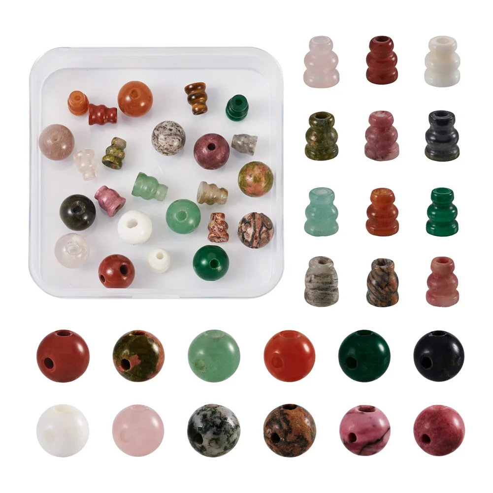 Gem-Inside Perles Cuboïdes En Pierre De Sable Dorée Naturelle Pour La