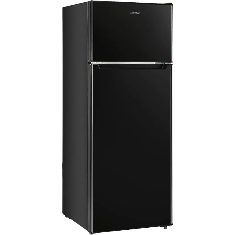 Upstreman 7.7 Cu.Ft. Refrigerator with Freezer, Double Door Fridge, Adjustable Thermostat, Large Capacity, Reversible Door Swing 1 Upstreman 7.7 Cu.Ft. Refrigerator with Freezer, Double Door Fridge, Adjustable Thermostat, Large Capacity, Reversible Door Swing 1