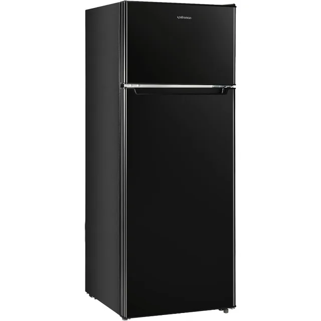 Upstreman 7.7 Cu.Ft. Refrigerator with Freezer, Double Door Fridge, Adjustable Thermostat, Large Capacity, Reversible Door Swing 1