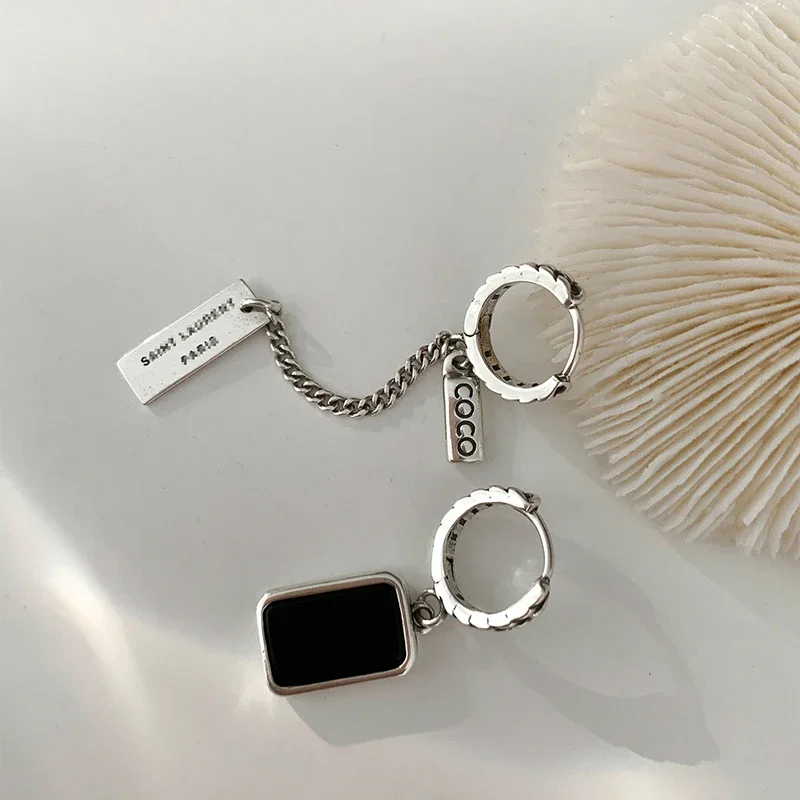 New Arrivals Fashion Double Chain Clip on Drop Hoop Ear Cuff for Women Without Piercing Earring Jewelry Accessories - Image 5