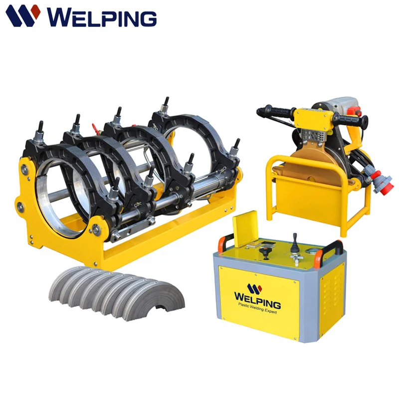 Welping Chinese Factory 250mm Hydraulic Pe Plastic Pipe Butt Fusion Hdpe Pipe Welding Machine