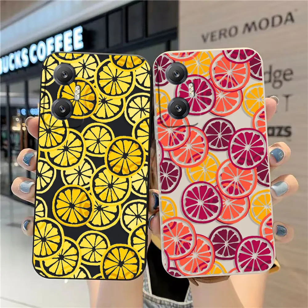 Custodia Per Telefono Per Infinix Hot 10 10S 11 11S 12 Zero 20 30 X Camon 16 Pro 5G Custodia In Silicone Funda Coque Shell Capa Toast Lemon