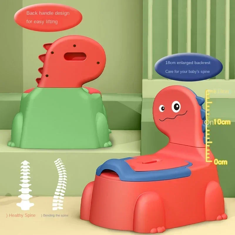 Baby Potty Cartoon Dinosaur Boy Girl Beginner Potty Baby Toddler Thickening Urinal Splash Proof Children Urinal Toilet Supplies 4