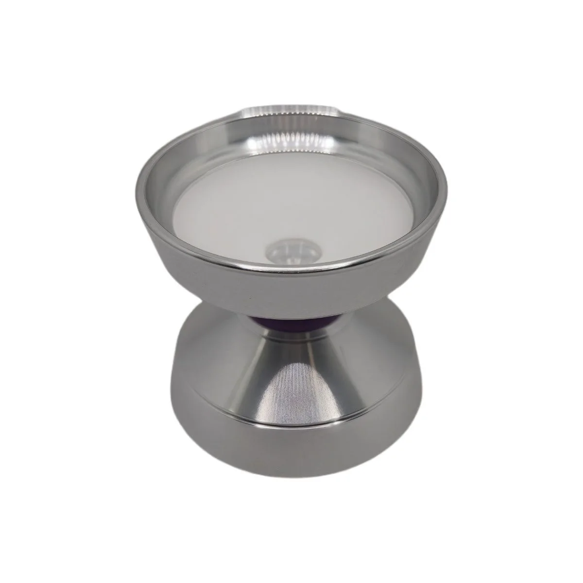 Aluminum alloy Professional competition silvery white yoyo ball children classic toy professional metal yo-yo 1A3A5A
