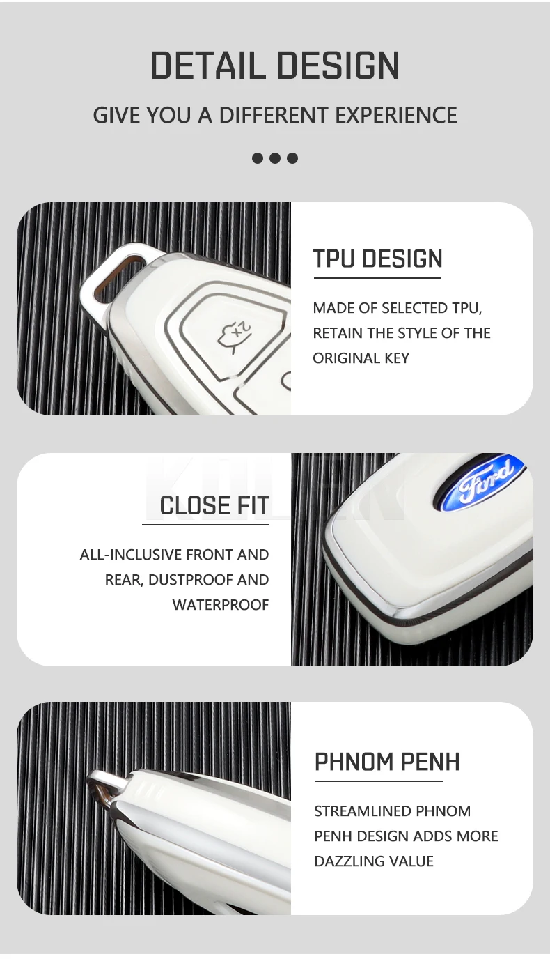 Nuovo TPU Car Remote Key Case Cover Shell per Ford Fiesta Focus 3 4 Mondeo Ecosport Kuga Focus ST Fusion Protector Fob accessori 15 Nuovo TPU Car Remote Key Case Cover Shell per Ford Fiesta Focus 3 4 Mondeo Ecosport Kuga Focus ST Fusion Protector Fob accessori - S900d4f70825f4358a7dbb8c037dd8dc6y