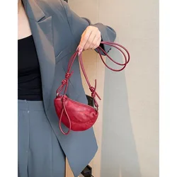 Elegant Genuine Leather Women's Crossbody Bag - Luxury Designer Fashion Mini Purse - 16X11X3cm (Burgundy)