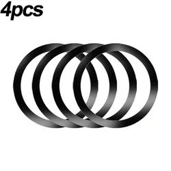 Enhanced Magnetic Ring Sticker for Seamless Wireless Charging Adapter (B - 4pcs)