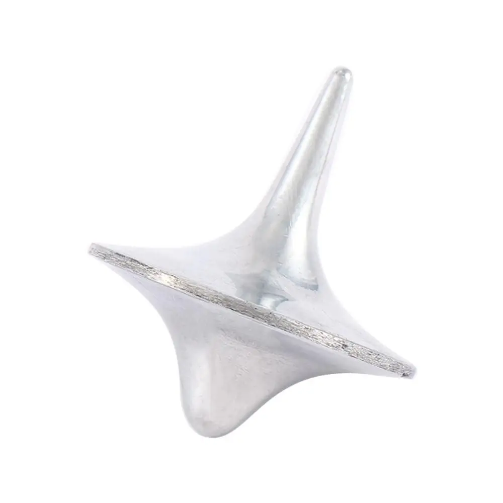 Spinning Top Toy Fun Great Gadgets Beauty 1PC with Kids Totem Zinc Print Movie Metal Stainless Children Between Silver Alloy