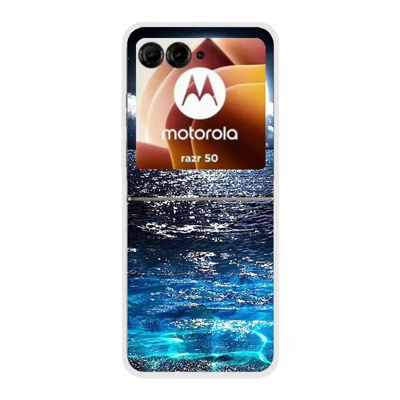 Cartoon Design Transparent Hard Plastic Back Cover Case