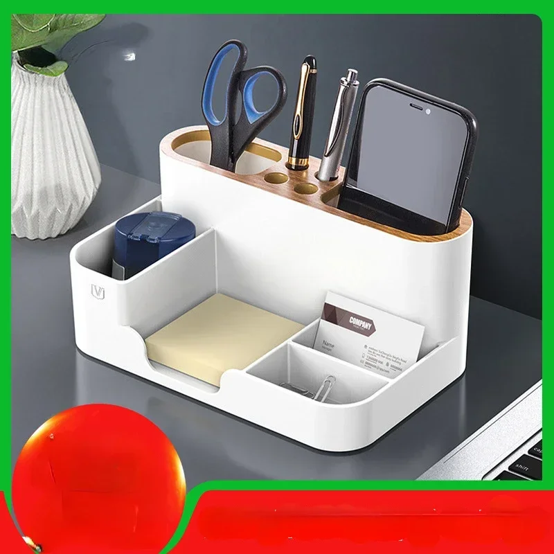 

Weijian desktop storage box plastic multi-cell simple cosmetics household office sundries sorting box factory wholesale